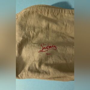 Christian Louboutin Beige dust bag
